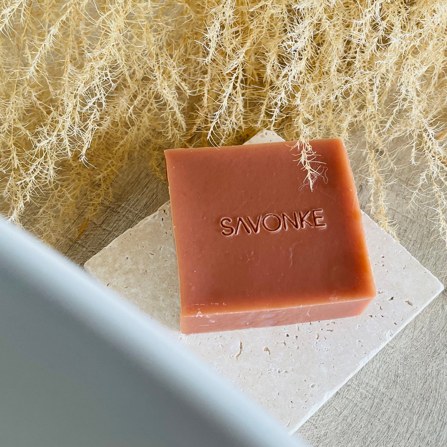 Soap holder: stone