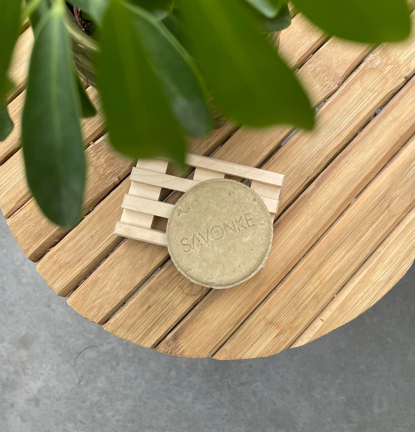 Maple soap holder