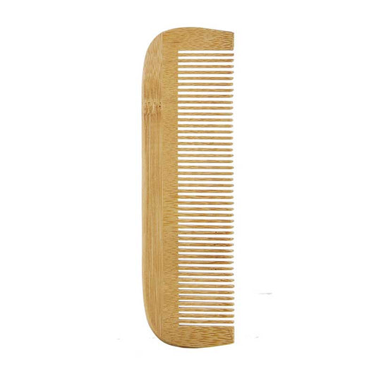 Bamboo comb: 2 variants for fine or thick hair